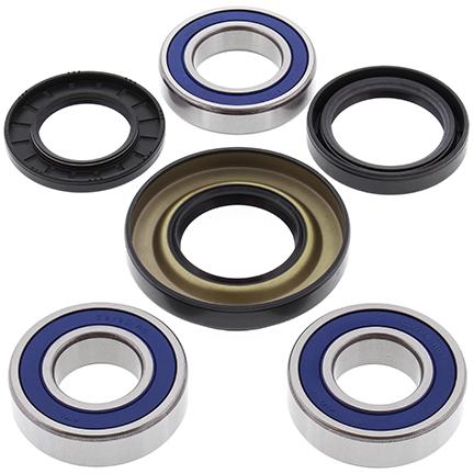 All Balls Racing Wheel Bearing Kit Rear 98-14 Honda Trx 350-500, Allballs 25-1037 ATV
