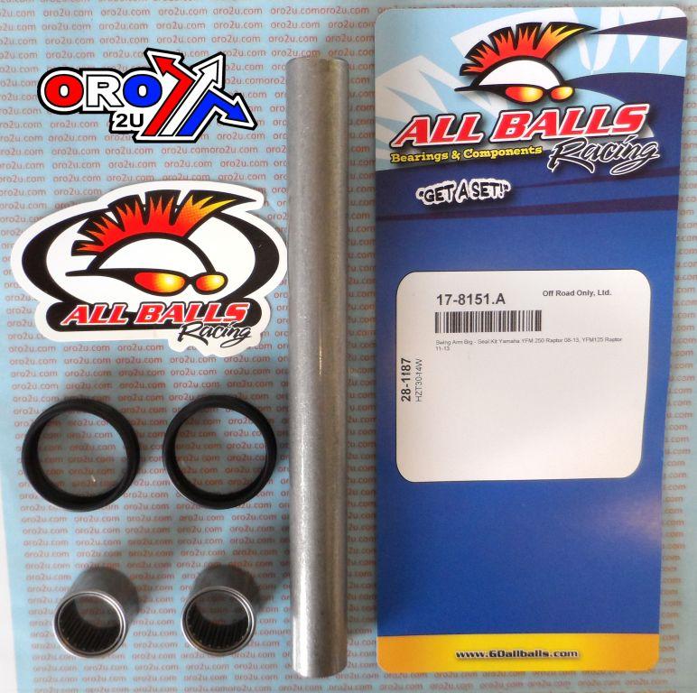 All Balls Racing Swingarm Bearing Kit Allballs, Allballs 28-1187 Yamaha Yfm 125/250 ATV