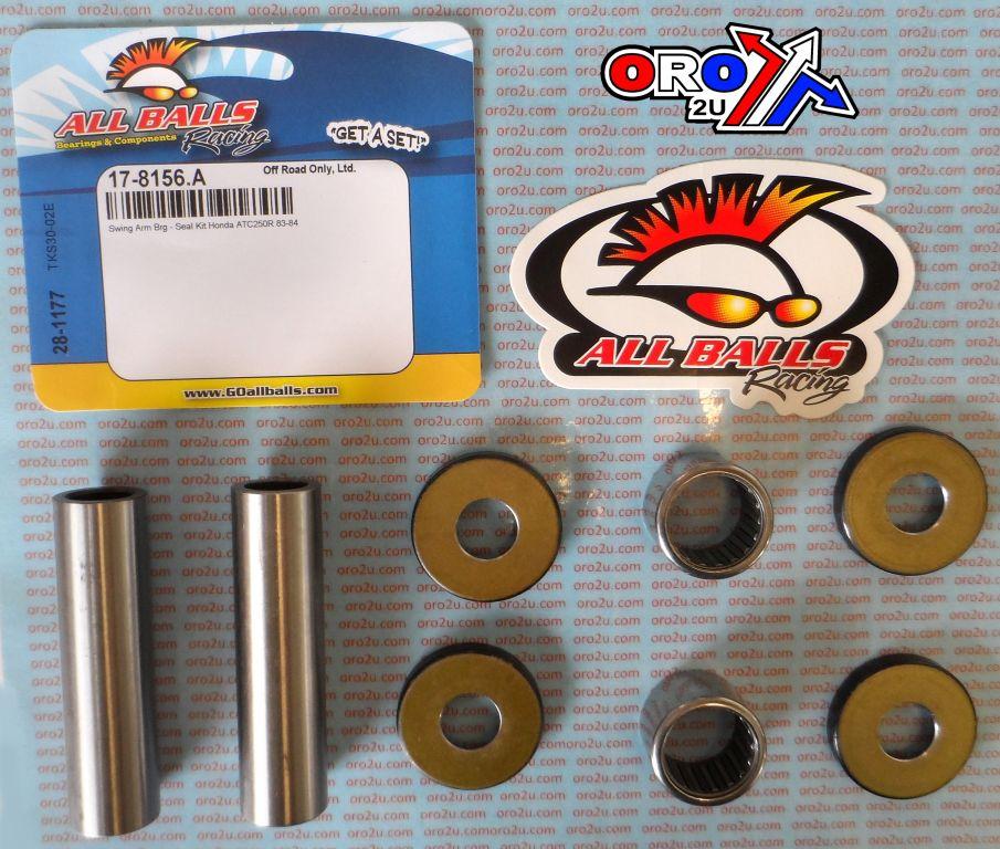 All Balls Racing Swingarm Bearing Kit Allballs, Allballs 28-1177 Honda Atc 250r 83-84
