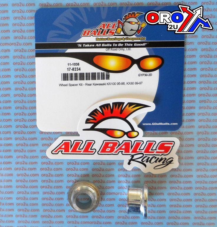 All Balls Racing No Longer Made . Wheel Spacer Kit KX80 KX100, Allballs 11-1035 Kawasaki