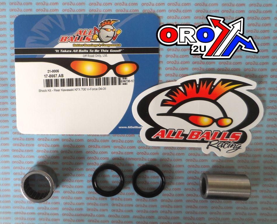 All Balls Racing Rear Shock Bearing Kit, Allballs 21-0005 Kawasaki