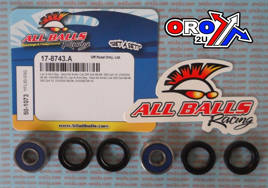 All Balls Racing Lower A-arm Seal Kit, Allballs 50-1073 Arctic Cat