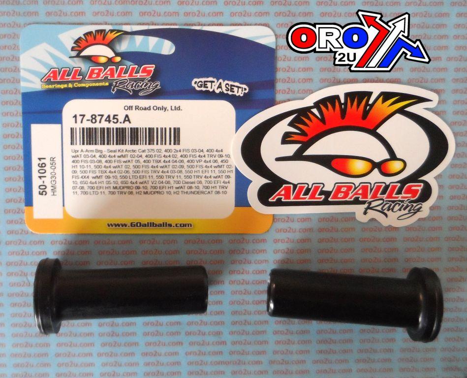 All Balls Racing Upper A-arm Bushing Kit, Allballs 50-1061 Arctic Cat