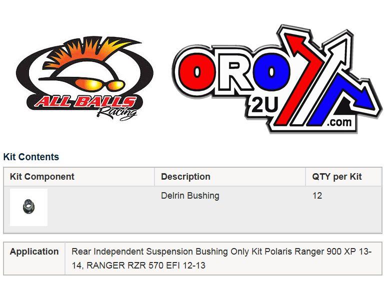 All Balls Racing Rear Independent Suspension, Allballs 50-1081 570ranger RZR