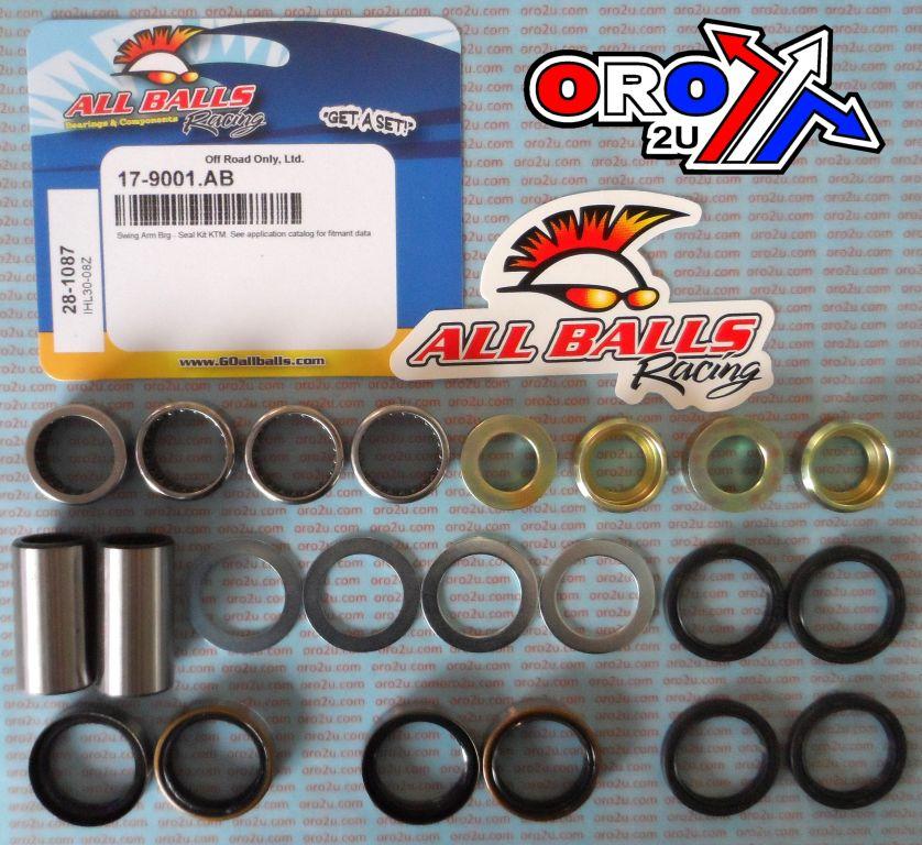 All Balls Racing Swingarm Bearing Kit Allballs, Allballs 28-1087 Gas Gas/husky/KTM