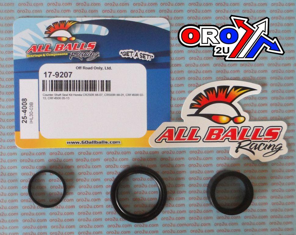 All Balls Racing Counter Shaft Seal Kit CR Crfx, Allballs 25-4008 Honda