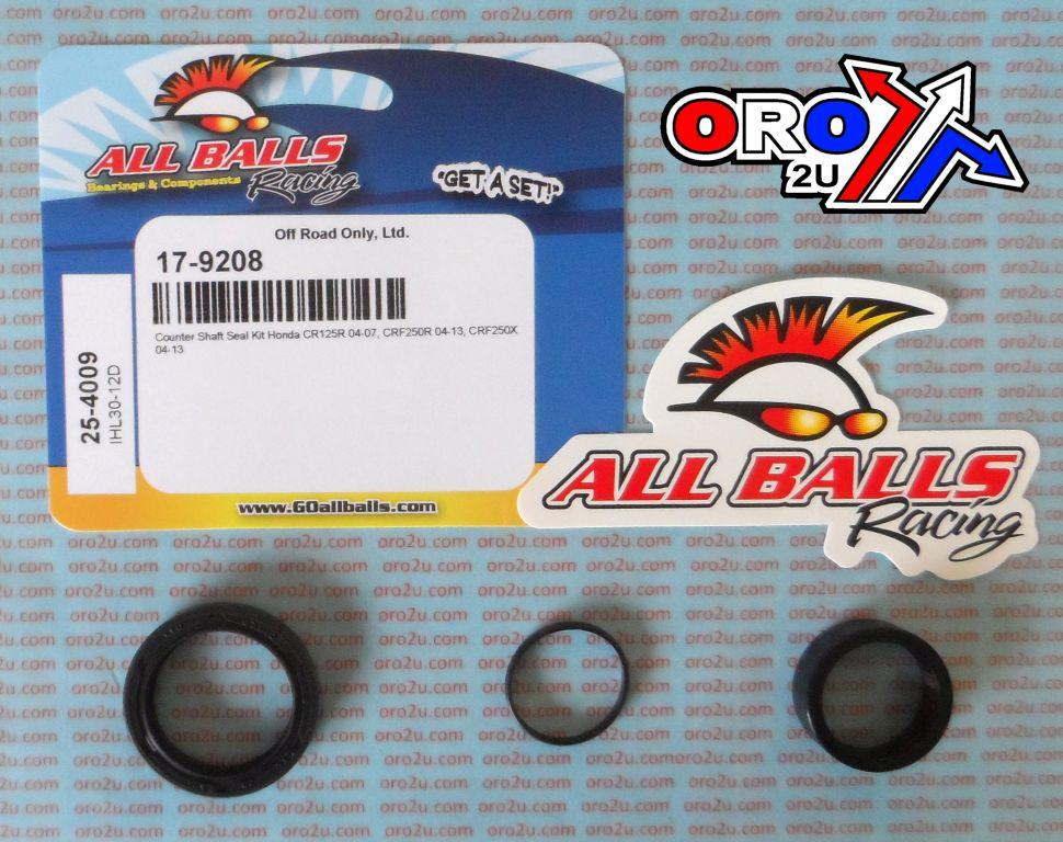 All Balls Racing Counter Shaft Seal Kit CR, Allballs 25-4009 Honda