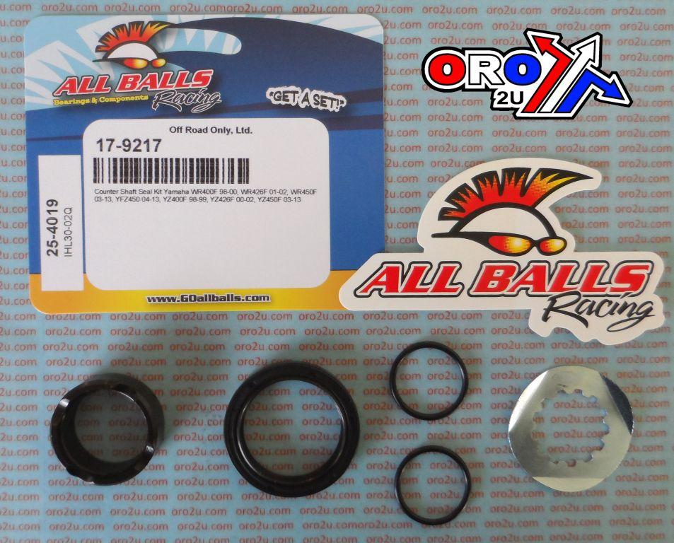 All Balls Racing Counter Shaft Seal Kit YFZ450, Allballs 25-4019 Yamaha
