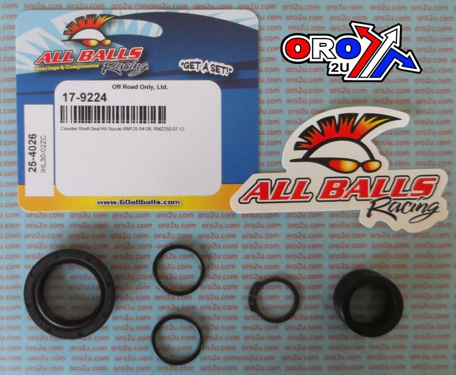 All Balls Racing Counter Shaft Seal Kit RM125, Allballs 25-4026 Suzuki RMZ250