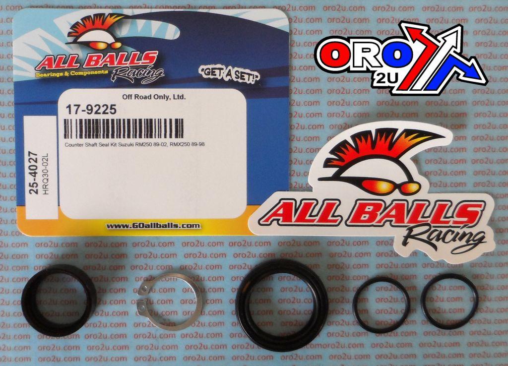 All Balls Racing Counter Shaft Seal Kit RM250, Allballs 25-4027 Suzuki RMX250
