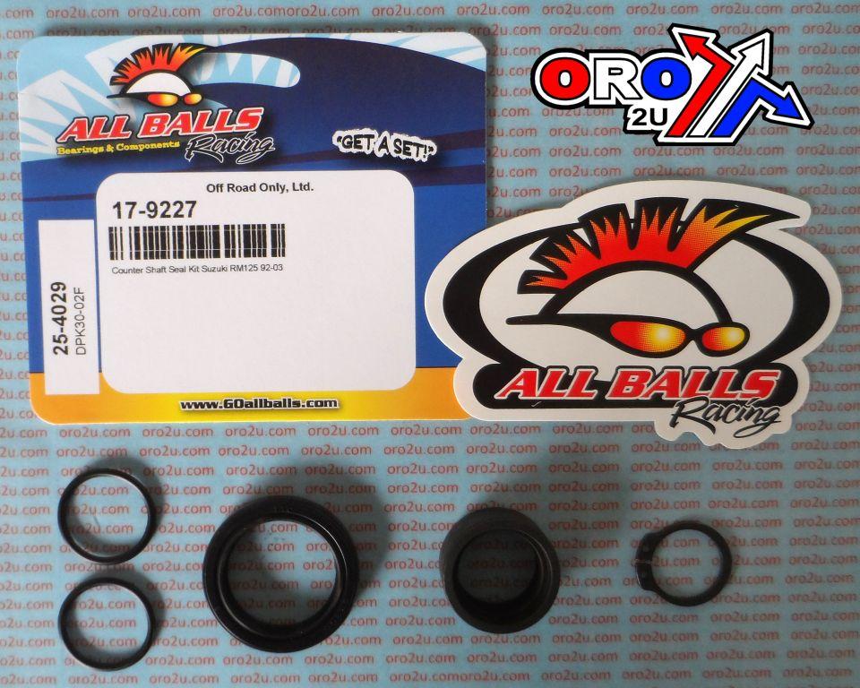 All Balls Racing Counter Shaft Seal Kit RM125, Allballs 25-4029 Suzuki