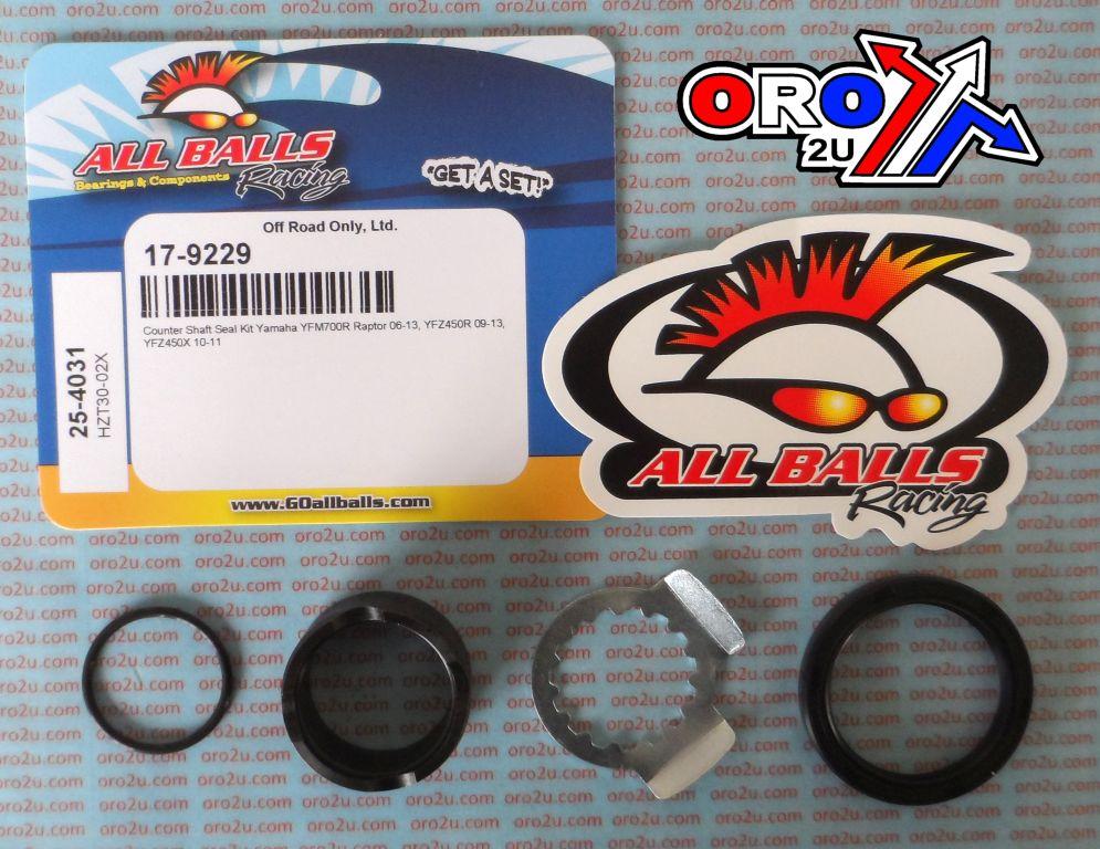 All Balls Racing Counter Shaft Seal Kit YFZ450R, Allballs 25-4031 Yamaha YFM700