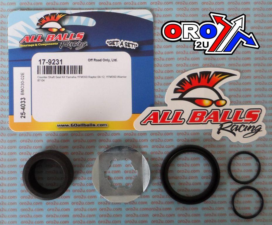 All Balls Racing Counter Shaft Seal Kit YFM350, Allballs 25-4033 Yamaha
