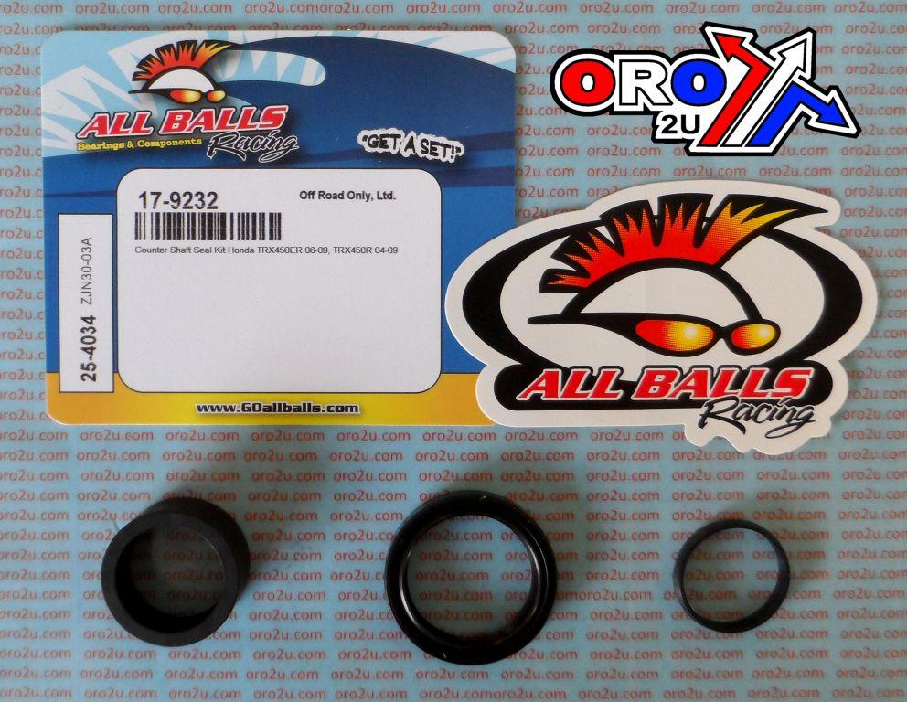 All Balls Racing Counter Shaft Seal Kit TRX450, Allballs 25-4034 Honda