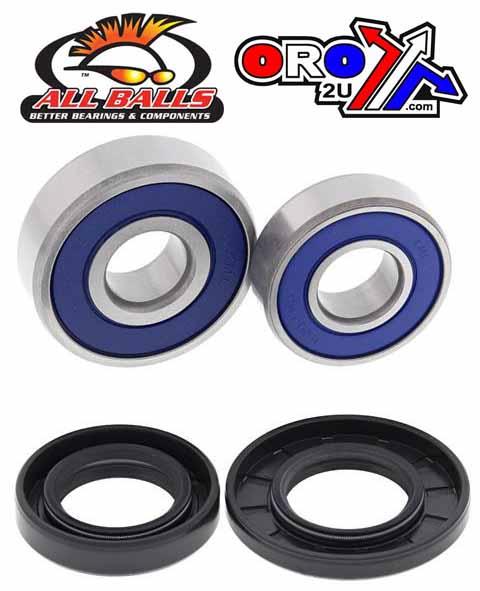 All Balls Racing Wheel Bearing Kit Rear 87-00 Yamaha SR125/TZR125, Allballs 25-1695 Road