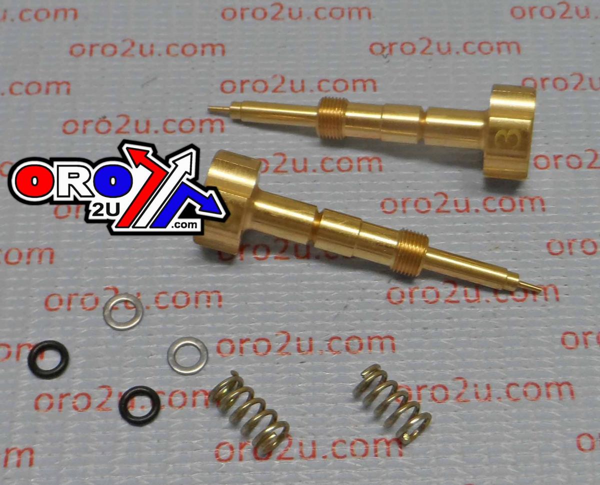 Bronco Adjuster Air Screw YFM660R, Fuel Mixture Screw Brass Set/2, at-07701