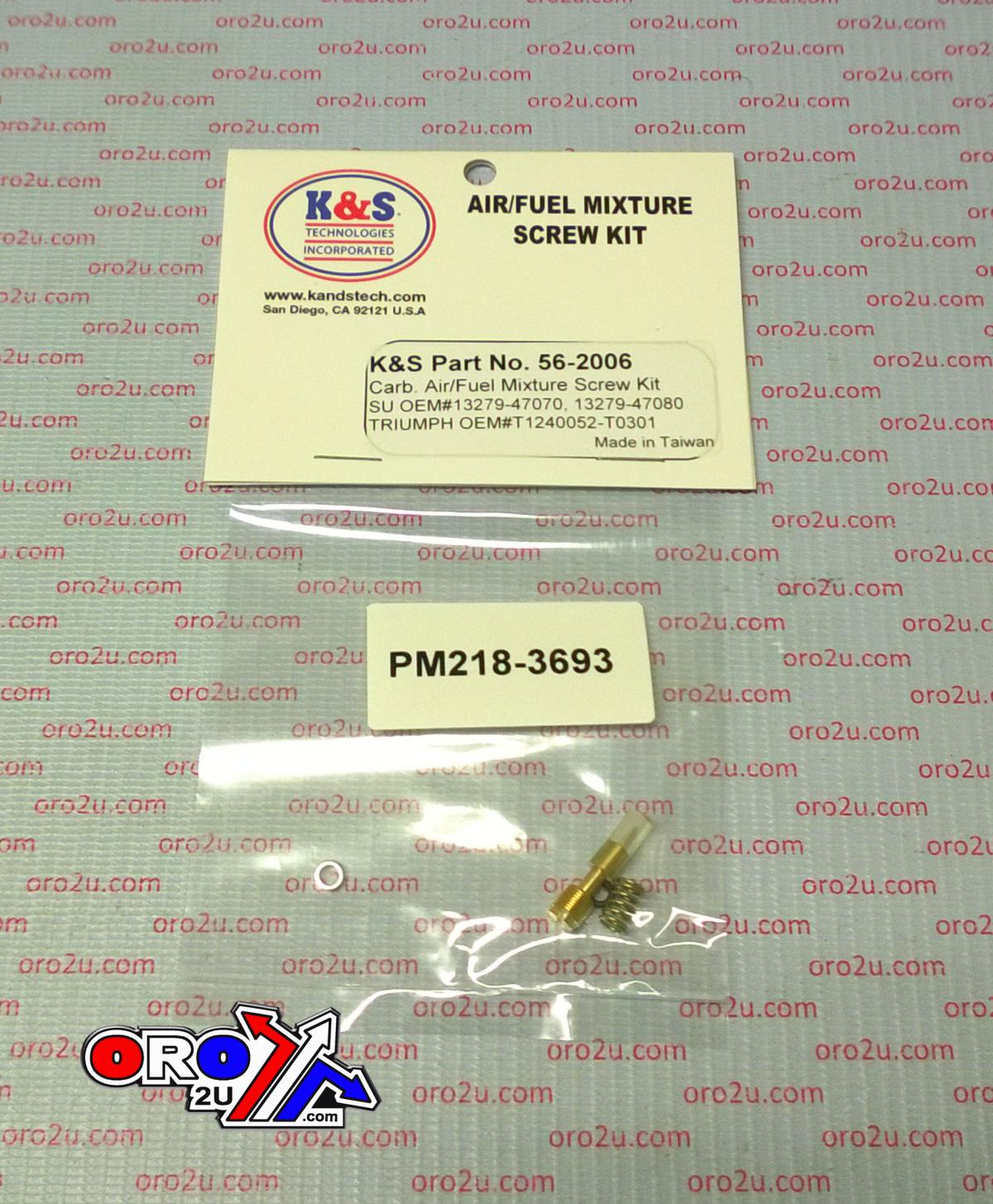 K&S Technologies Air Fuel Screw Kit Suzuki Gs, 13279-47070, Suzuki Road ATV, Ks 56-2006