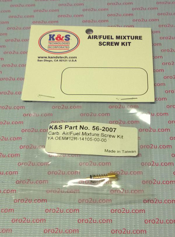 K&S Technologies Air Fuel Screw Kit Yamaha, 12r-14105-00-00, Yamaha, Ks 56-2007, Yfz Yfm Fzr