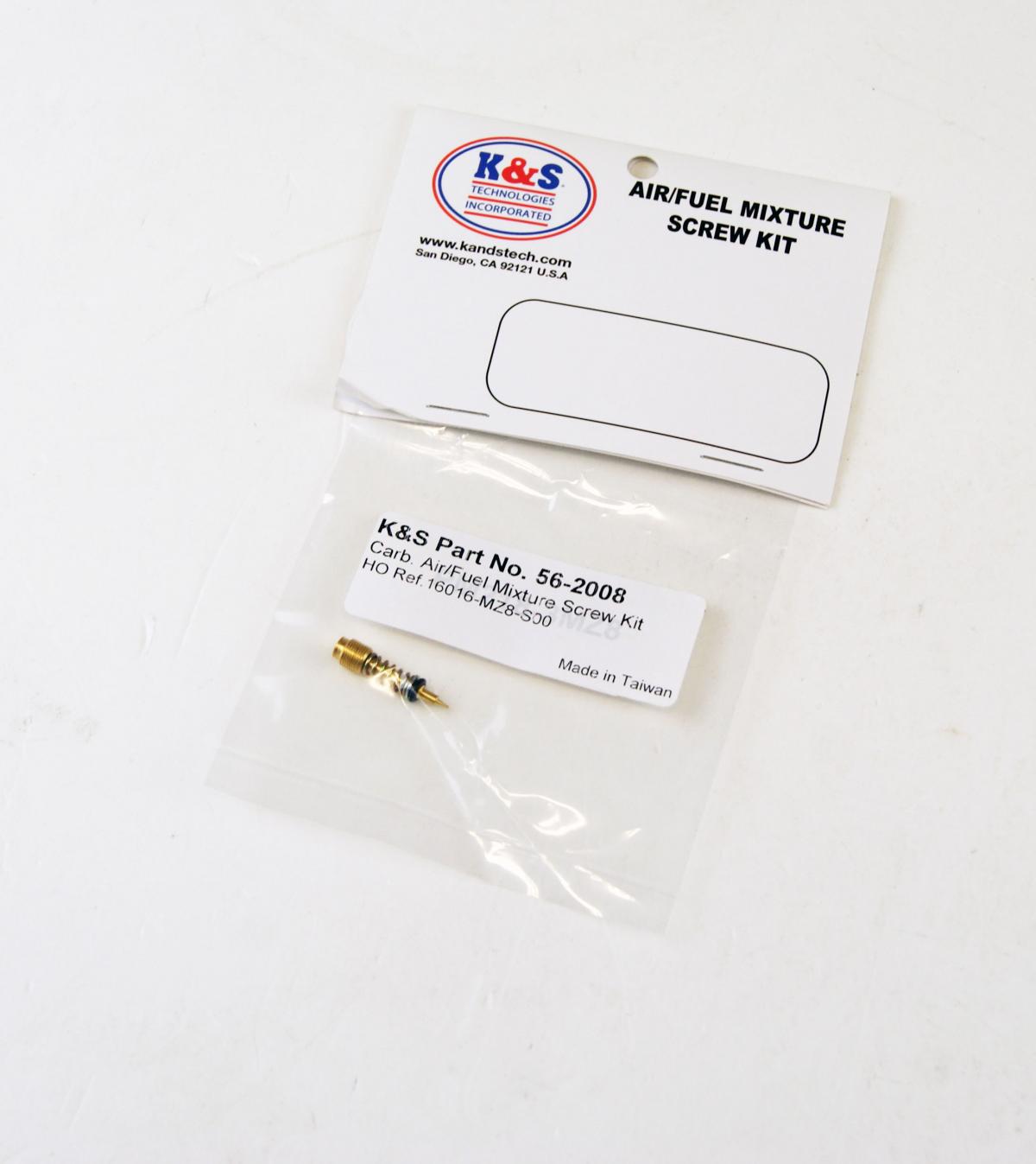 K&S Technologies Air Fuel Screw Kit Honda, 16016-mz8-s00, Honda, Ks 56-2008