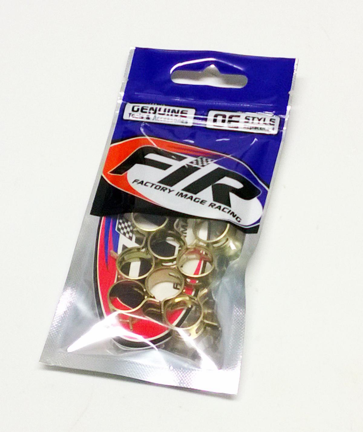 Dirt Racing 11-14mm Steel Spring Hose Clips Clamps - Pack of 10 - Sm-07049