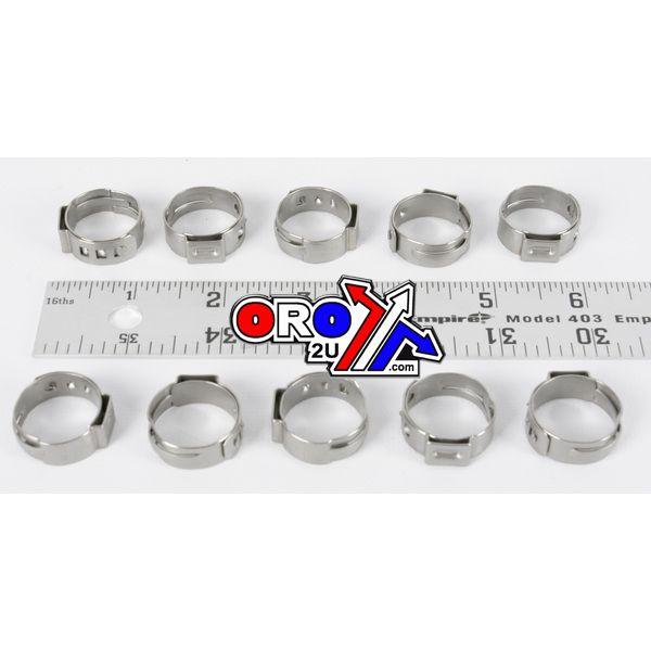 Motion Pro Stepless Ear Clamps 17.8-21.0, Motion Pro 11-0066 Wide 9mm, 18-040.017