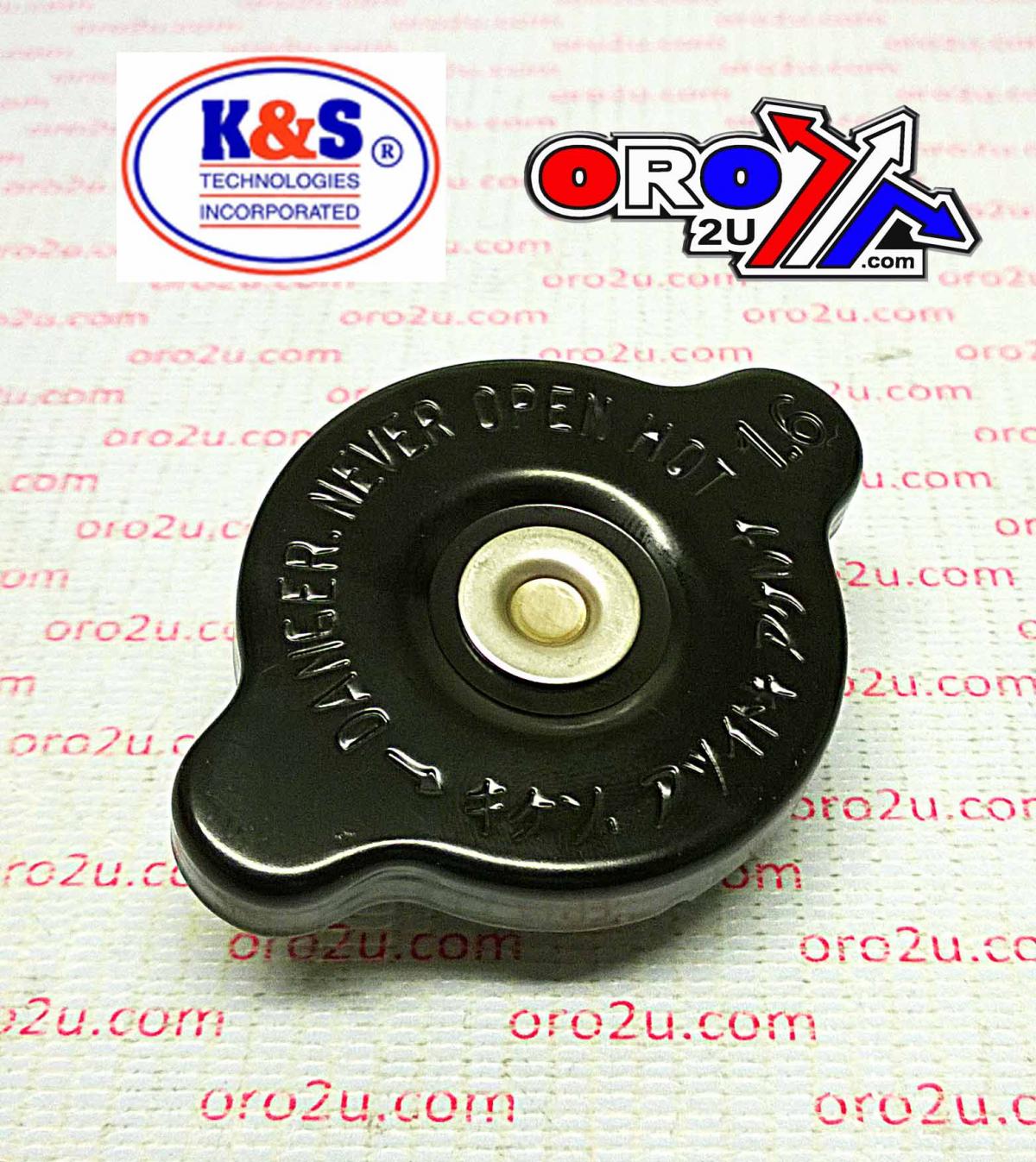 K&S Technologies Radiator Cap (23 Psi) Black 58-1016bk