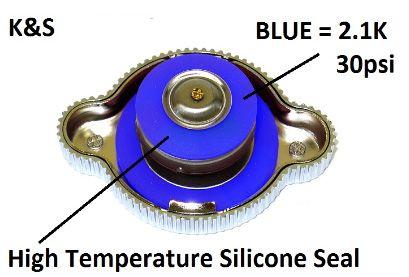 K&S Technologies Radiator Cap (30 Psi) Chrome 58-1021