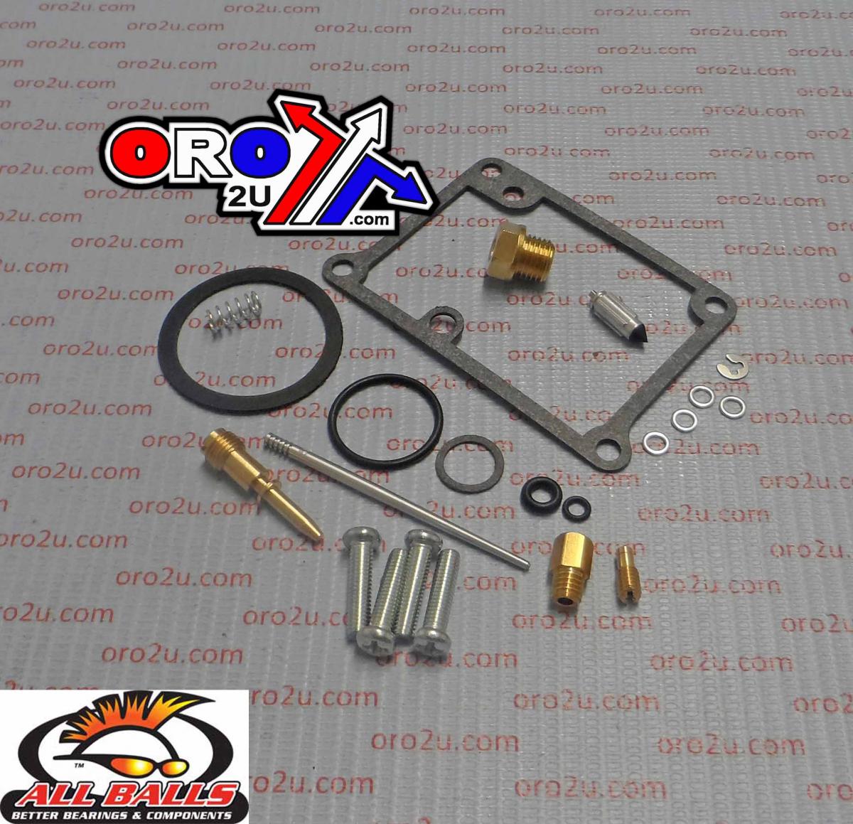 All Balls Racing Carburetor Rebuild Kit 93-95 Yam YZ80, Allballs 26-1308 Dirt