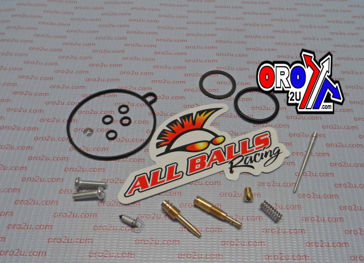 All Balls Racing Carburetor Rebuild Kit 08-22 KLX140, Allballs 26-1411 Dirt