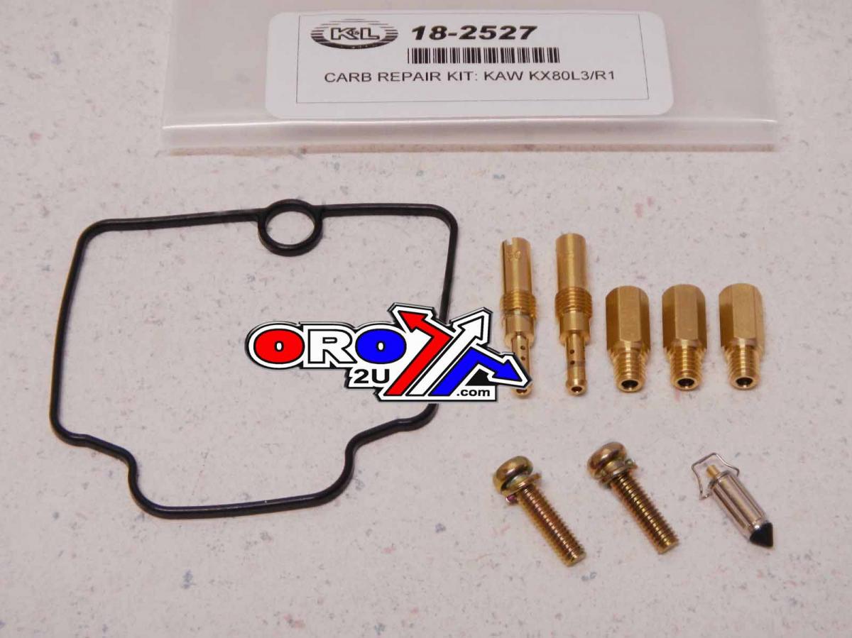 K&L Supply Carburetor Repair Kit KX80BW, Kawasaki KX80 1991-1997, KL18-2527
