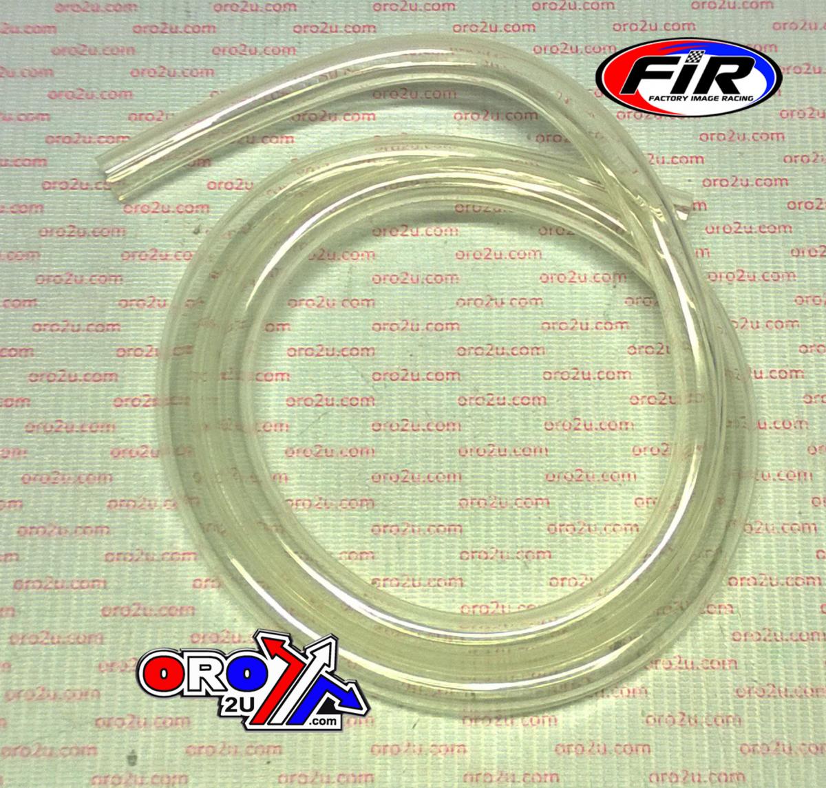 FIR Fuel Pipe Line Hose - Clear - 1m Length - Id 8mm X Od 12mm