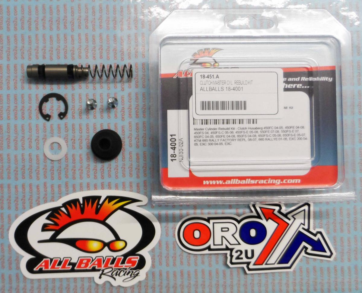 All Balls Racing Clutch Master Cyl Rebuild Kit Allballs, Allballs 18-4001 KTM EXC/mxc/SX/XC- Husaberg 01-08