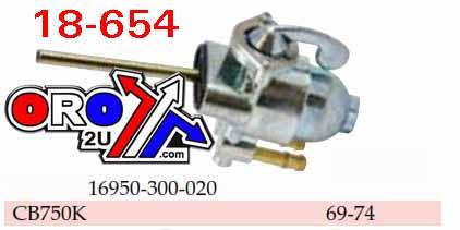 K&L Supply Fuel Petcock Tap 16950-300-020 K&l 18-4129