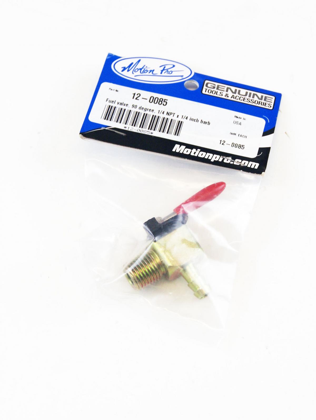 Motion Pro Fuel Tap Inline 90 6mm/screw, End 12-0085 Bend