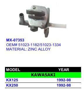 Psychic Fuel Petcock Tap Kaw KX, 51023-1182,51023-1334, Psychic MX-07353