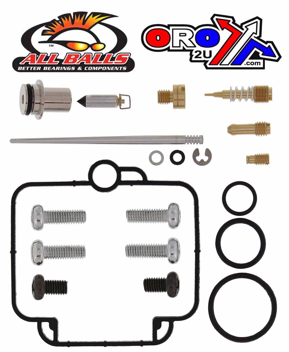 All Balls Racing Carburetor Rebuild Kit 98-08 Polaris Scrambler 500, Allballs 26-1020 ATV