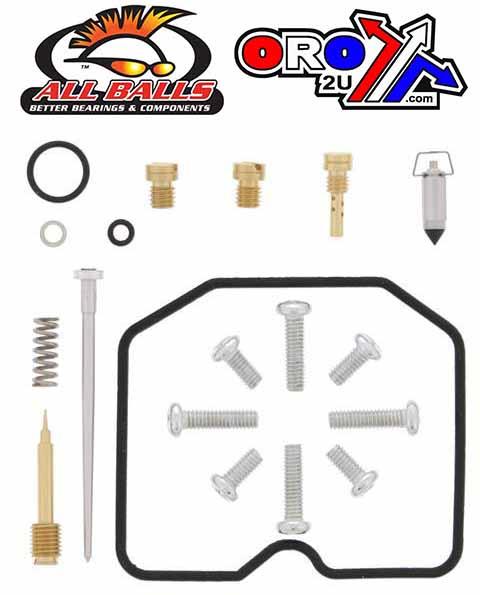 All Balls Racing Carburetor Rebuild Kit 03-04 Arctic 400, Allballs 26-1067 ATV