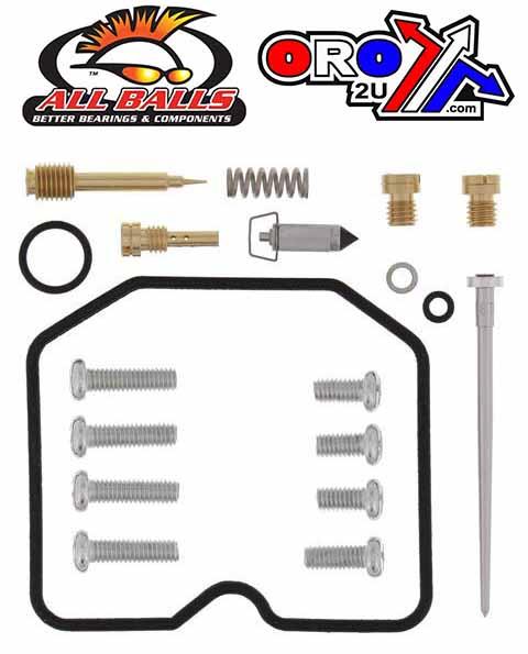 All Balls Racing Carburetor Rebuild Kit 2002 Arctic 375, Allballs 26-1072 ATV