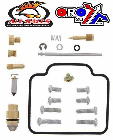 All Balls Racing Carburetor Rebuild Kit 98-01 Arctic 400, Allballs 26-1078 ATV