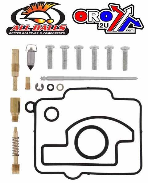 All Balls Racing Carburetor Rebuild Kit 2001 Kaw KX250, Allballs 26-1137 Dirt