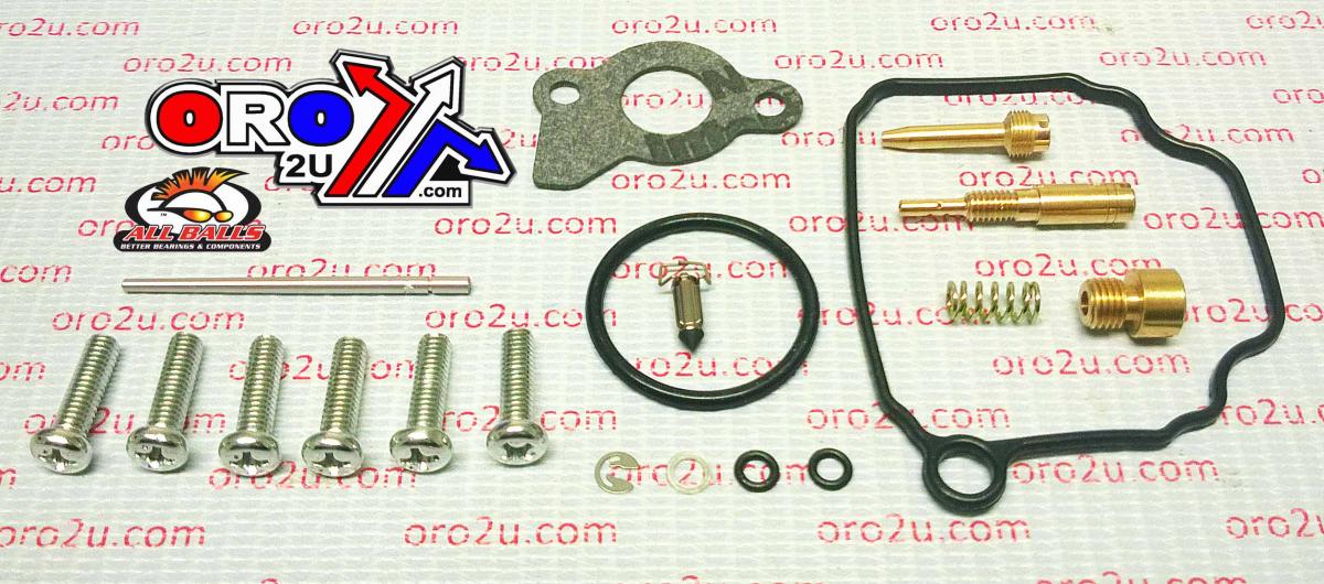 All Balls Racing Carburetor Rebuild Kit 06-08 Yam TTR90, Allballs 26-1142 Dirt
