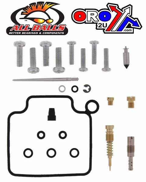 All Balls Racing Carburetor Rebuild Kit 04-06 Hon TRX350, Allballs 26-1209 ATV