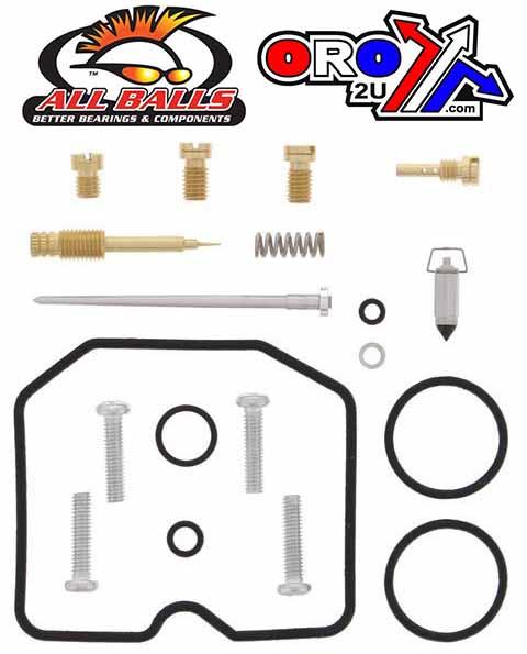 All Balls Racing Carburetor Rebuild Kit 89-91 Kaw KLF300, Allballs 26-1229 ATV