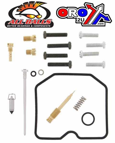 All Balls Racing Carburetor Rebuild Kit 03-04 Kaw KFX250, Allballs 26-1231 ATV