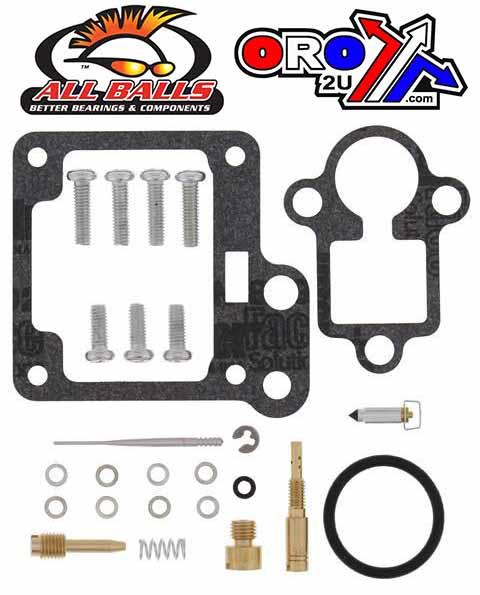 All Balls Racing Carburetor Rebuild Kit 89-01 Yam YFM100/80, Allballs 26-1245 ATV