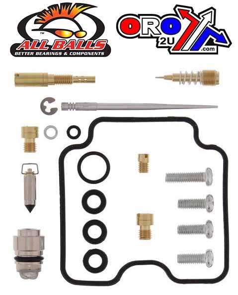 All Balls Racing Carburetor Rebuild Kit 04-11 Yam YFM350, Allballs 26-1264 ATV
