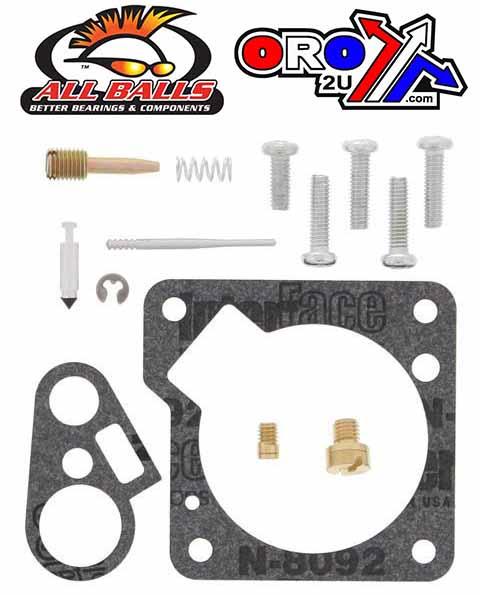 All Balls Racing Carburetor Rebuild Kit 81-22 Yam PW50, Allballs 26-1304 Dirt