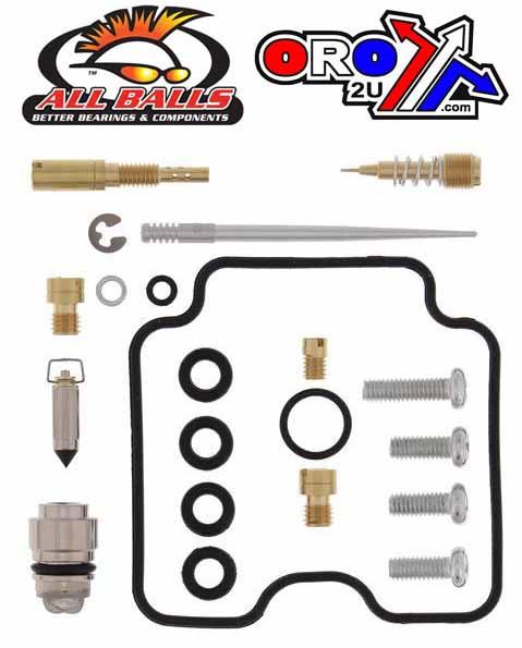 All Balls Racing Carburetor Rebuild Kit 03-14 Yam YFM450, Allballs 26-1365 ATV