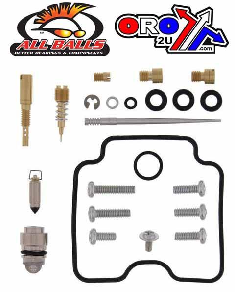 All Balls Racing Carburetor Rebuild Kit 03-06 Yam YFM400, Allballs 26-1380 ATV