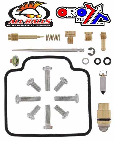 All Balls Racing Carburetor Rebuild Kit 1999 Yam YFM400, Allballs 26-1384 ATV